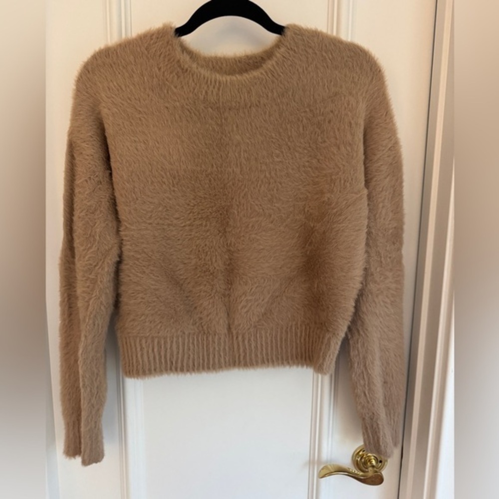 McGuire Tan Pallenberg Cloud Fuzzy Sweater - Medium